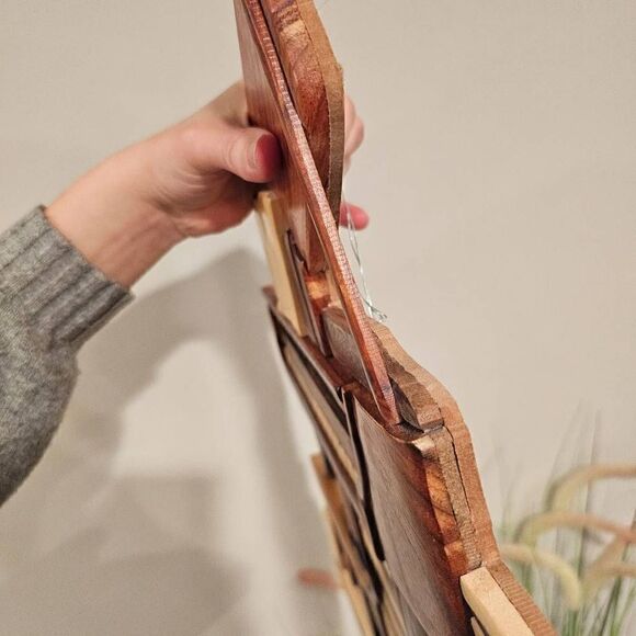 Wooden Handmade Beautiful Work of Art Wall Decor Piano - Picture 4 of 9